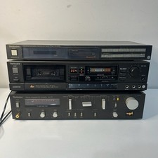Technics Hifi Stereo Stack System Amplifier Tuner Cassette Player
