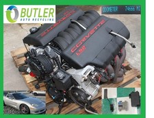 Ran W Video 05 C5 Vette 74k Mile 6.0l Ls2 Engine Liftout Ecm Harness Headers