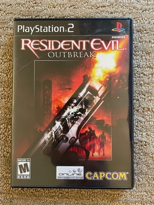 PS2 Resident Evil Outbreak game (very good+, unsealed) with registration card