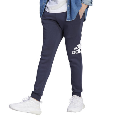 adidas Essentials Fleece Tapered Cuff  Logo Joggers Mens Size S  Casual Athletic