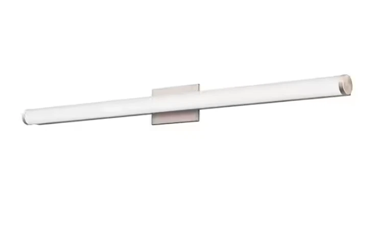 Luz de tocador LED Lithonia Contractor Select 46 pulgadas níquel cepillado 3 CCT FMVCCLS Foto 3 de 3