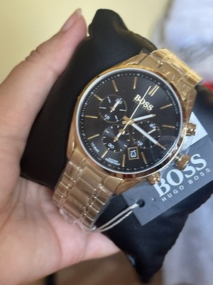 hugo boss uhr Gold 