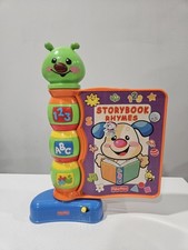 Fisher Price Vintage 2002 Laugh  Learn Storybook Rhymes Interactive Book Toy