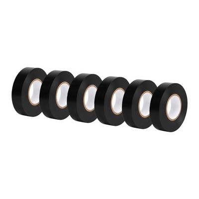 Isolierband, 3/4 Zoll mal 60 Fuß, schwarz, 6 Stück (1er-Packung),