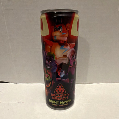 Five Nights at Freddy s Security Breach Night Watch Energy Drink | UNOPENED