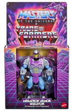 MEGATRON ARMOR SKELETOR masters of the universe transformers motu unpunched NEW