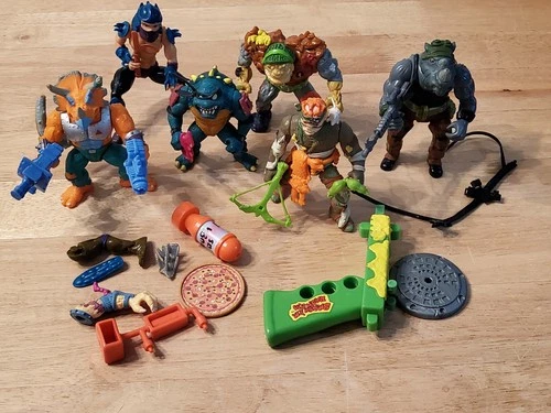 Vintage Villains Teenage Mutant Ninja Turtles Playmates Lot 80s 90s Accessories