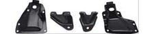 Oer K576 Motor Mounts Engine Frame Mounts Steel Black Pontiac Firebird Set Of 4