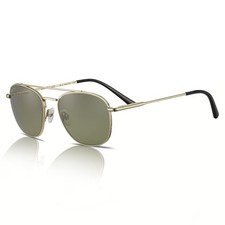 Serengeti Carroll SS542001 Mineral Green Polarised Light Gold Sunglasses