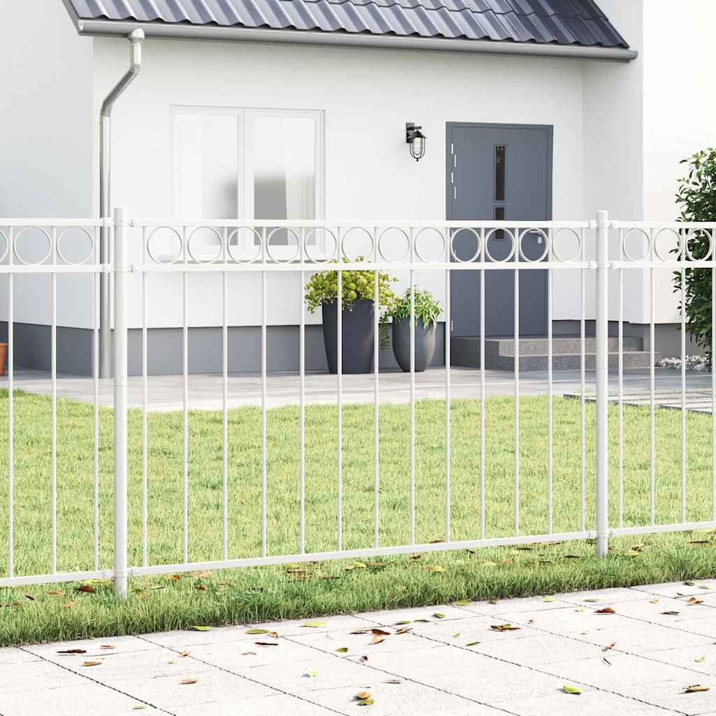 Modulo Recinzione Acciaio 170x130 Bianco - Alta Resistenza Esterna