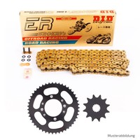 DID Kettensatz FüR Yamaha TT 350 1985-1996 Mit Kette ERV3 Niet Gold