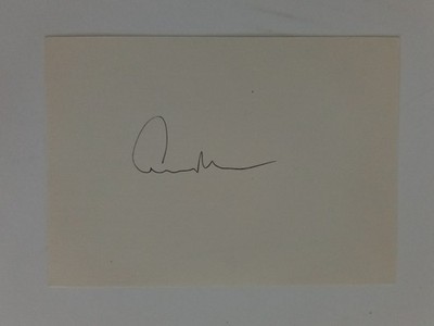 Edward Albee -  - original Autogramm - ca. 10x15cm - Schriftstück