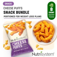 Cheese Puffs for Weight Loss Support, 8 Count