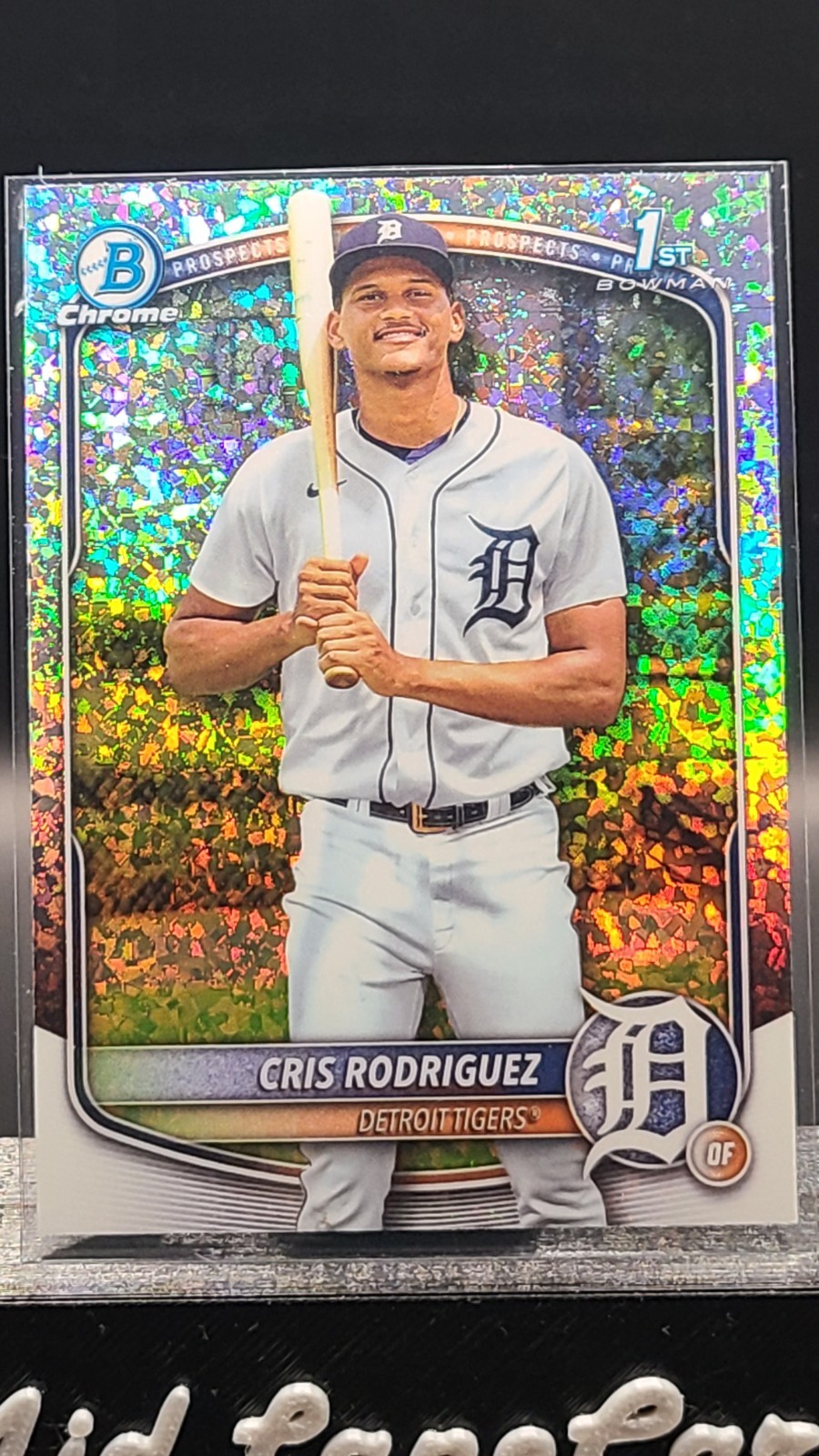 2025 Bowman Chrome Prospects Cris Rodriguez #BCP-250 Mini-Diamond Refractor (RC)