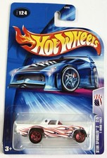 2004 Hot Wheels Star Spangled 2 2/5 White 1957 T-Bird 124 1:64 Scale Diecast