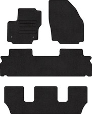 Fußmatten Velours Autoteppich passend für FORD GALAXY MK2 OKRAGLE satz schwarz