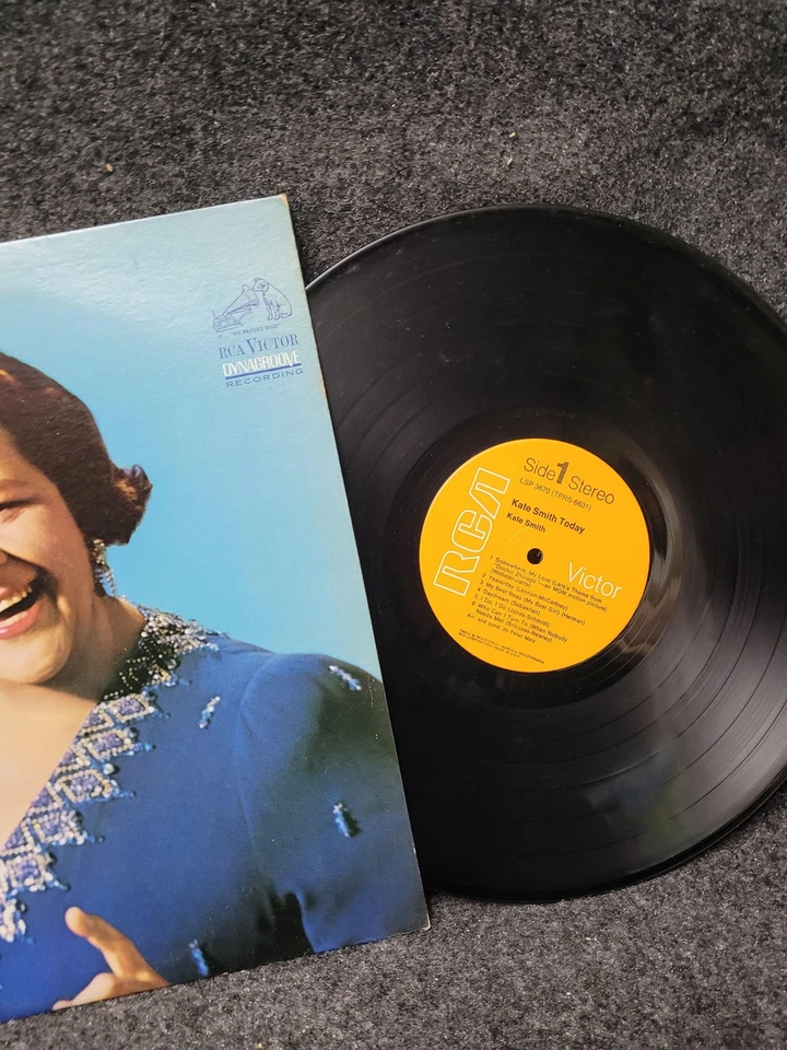 Vintage Kate Smith LP Today RCA Victor LSP-3670 Dynagroove Stereo 1966 Pop Vocal Foto 4 de 4