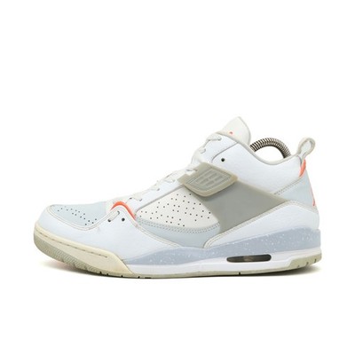 Nike Herren Air Jordan Flight 87 Sneaker Weiß Grau Mittel Air-Dämpfung EU 44.5