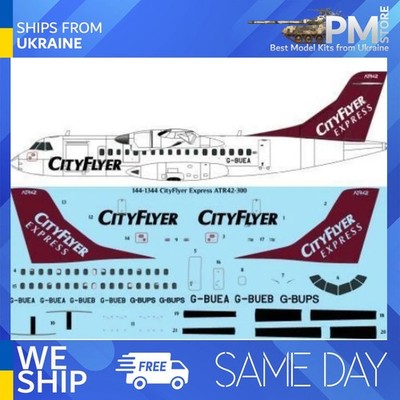 26Decals 144-1344 1/144 CityFlyer Express ATR-42-300 for X-Scale laser decal