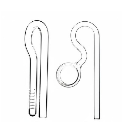 2 Stück Glas Lily Pipe Set optimale Wasserzirkulation Glas Lily Pipe