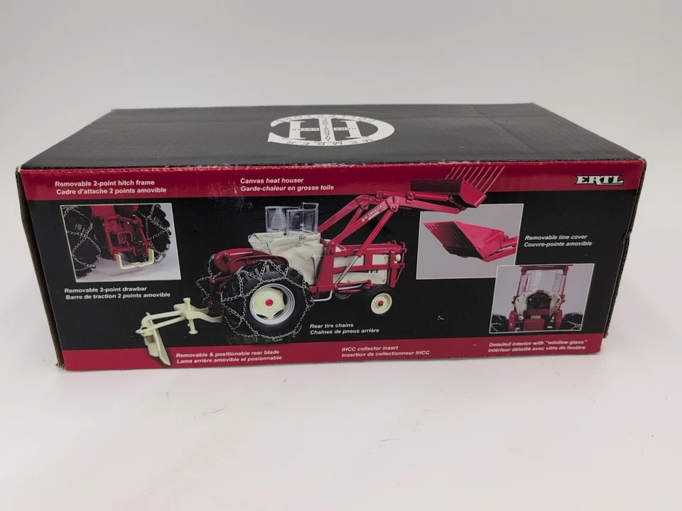 1/16 Ertl International 460 Toy Tractor With Loader & Blade And Heat Houser - Image 2 of 2