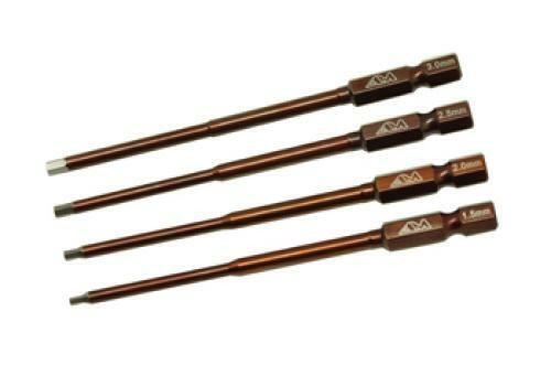 Arrowmax Power Tool Tip Set 4 Pieces - Hex Driver 1.5, 2.0, 2.5, 3.0mm - Picture 1 of 1