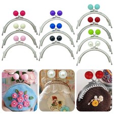 Candy Color Purse Frame Kiss Clasp Bag Hardware Bag Kiss Clasp Lock  DIY Craft