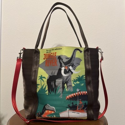 EUC Harveys  Disneyland 60th Anniversary Adventureland Jungle Cruise  Tote