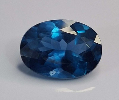 Natural Oval Cut 9-11 Ct Indicolite Tourmaline Certified Loose Gemstone SP1102