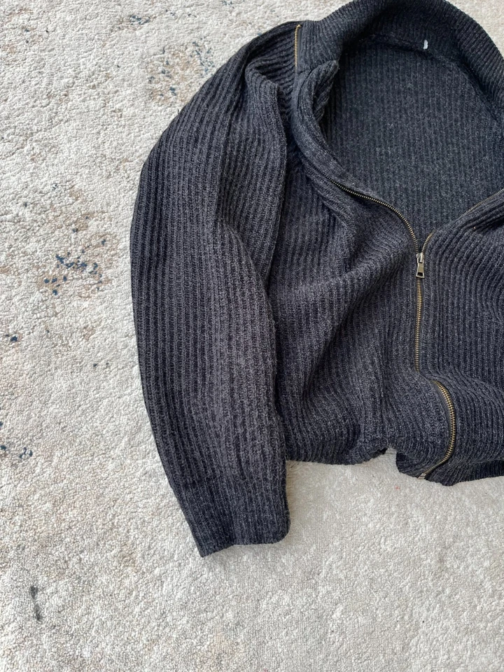 Suéter con Capucha Vintage Streetwear Estilo Kapital Antiguo Money Vibe Cremallera 00`S Foto 4 de 4