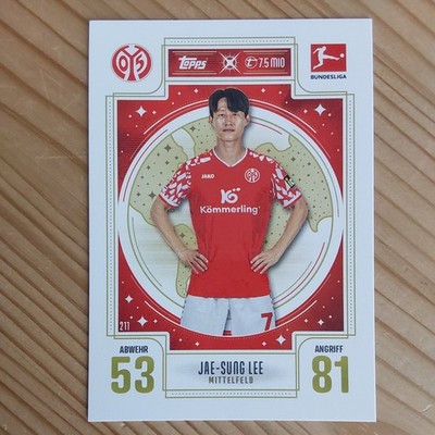 Topps Match Attax Bundesliga 2025-26 Nr. 211 Lee Jae-sung International Stars