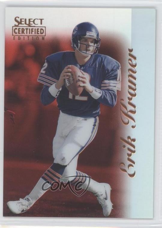 1996 Select Certified Edition Promo Mirror Red Erik Kramer #11 0a7