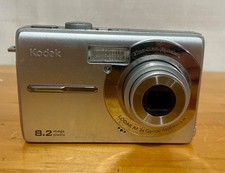 Kodak EasyShare M853 8.2MP Digital Camera Silver Battery UNTESTED AS IS