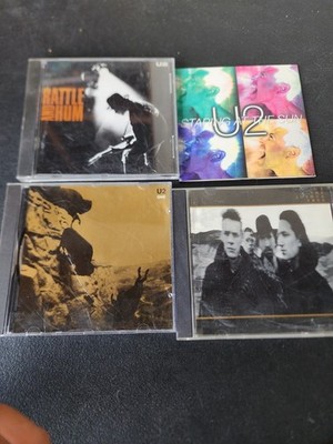 U2 4 Cd Lot ''Rattle An Hum'' Staring At The Sun'' ''One'' ''The Joshua Tree''