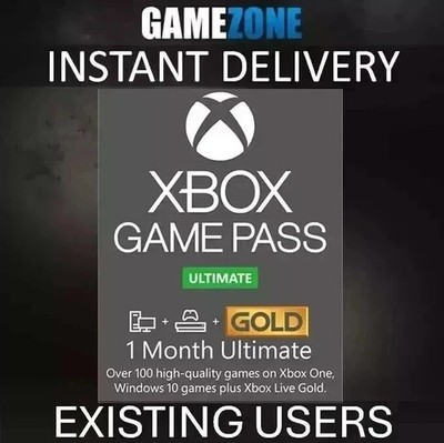 1 Monat Xbox Game Pass Ultimate und Live Gold Mitgliedschaft weltweite Verfügbarkeit