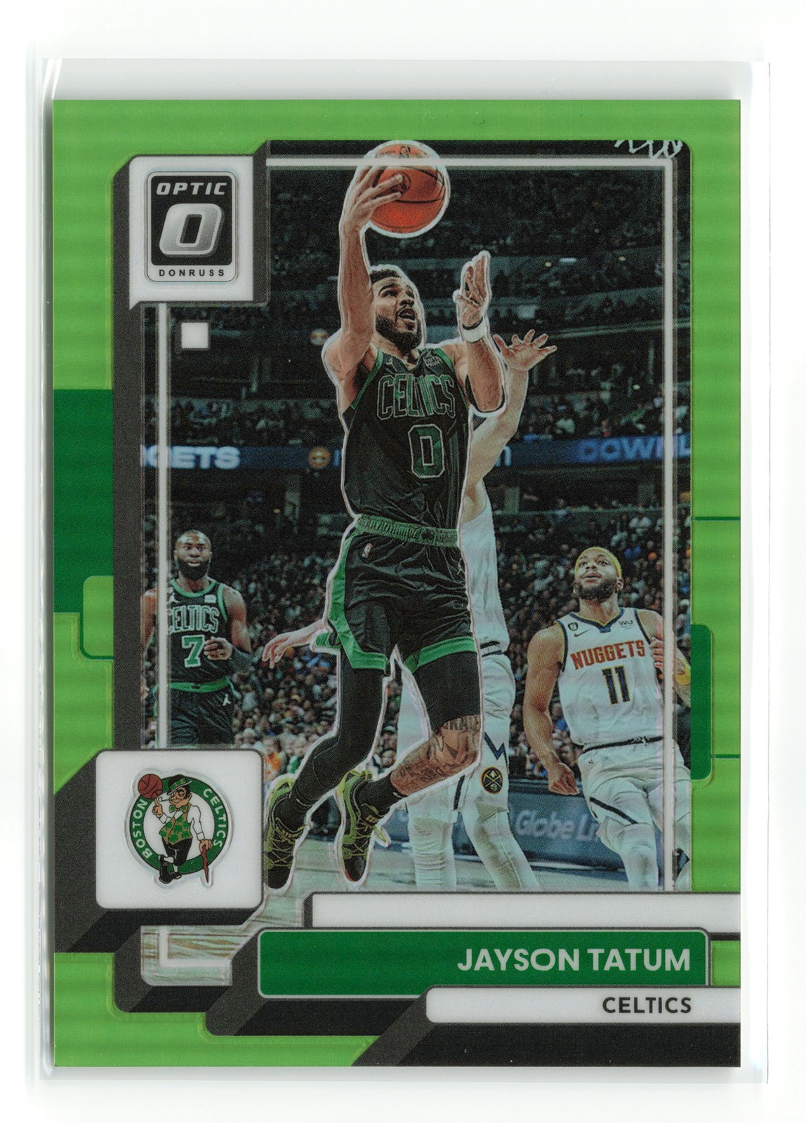 2022-23 PANINI DONRUSS OPTIC JAYSON TATUM #8 LIME GREEN /149 CELTICS