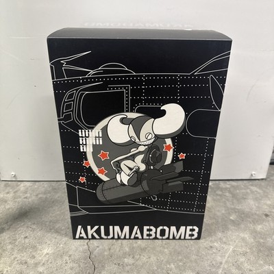 New Huck Gee Kidrobot Akuma Bomb Akumabomb Grey Skully version Edition 500 NIB