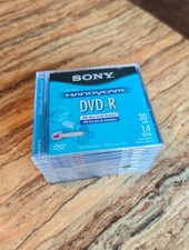 Sony Handycam DVD-R 30Min 1.4GB Single Sided - 8 Pack New