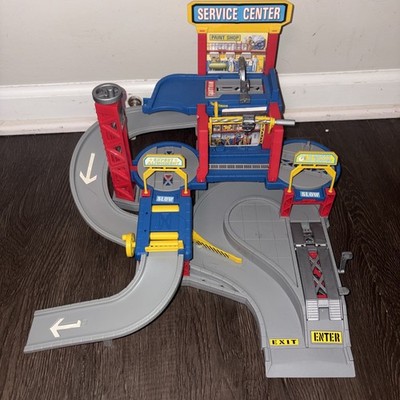 Vintage Hot Wheels Deluxe Auto Service Station Center Play Set 1996 & 7