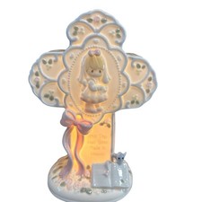 Precious Moments Lighted Cross "This Day Has Been Made in Heaven" 1993 Rare