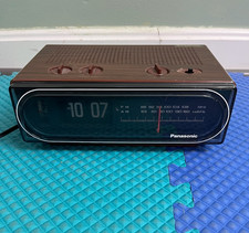 Vintage Panasonic RC-6015 Flip Clock AM FM Radio Back to the Future *Working