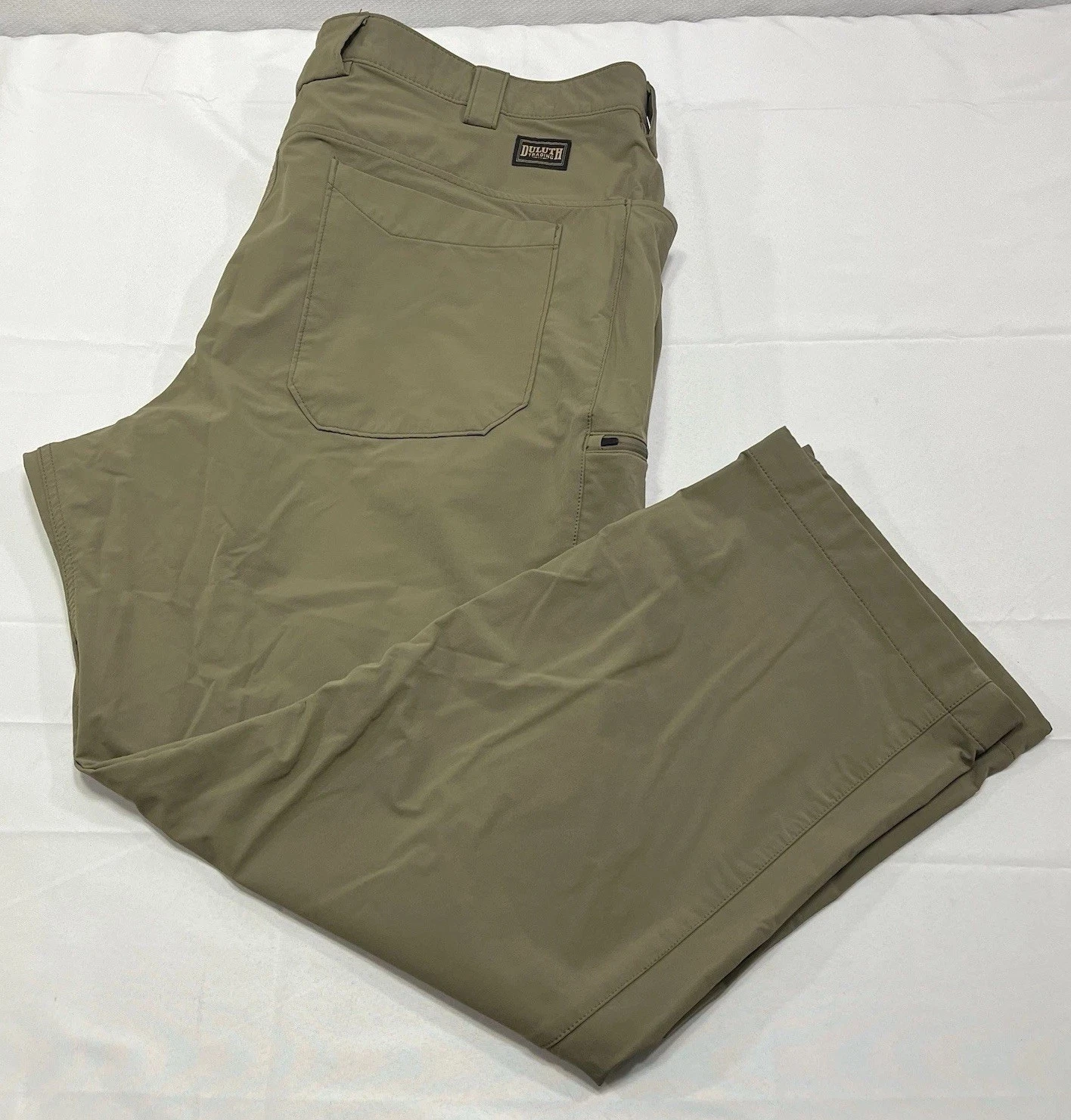 Duluth Flexpedition Cargo Pants Stretch Relaxed Fit 46x32 Mens Brown Fishing