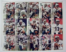 DAN MARINO Signed Rare 1999 SB XXXIII Playoff Multi Card Photo Promo GAI