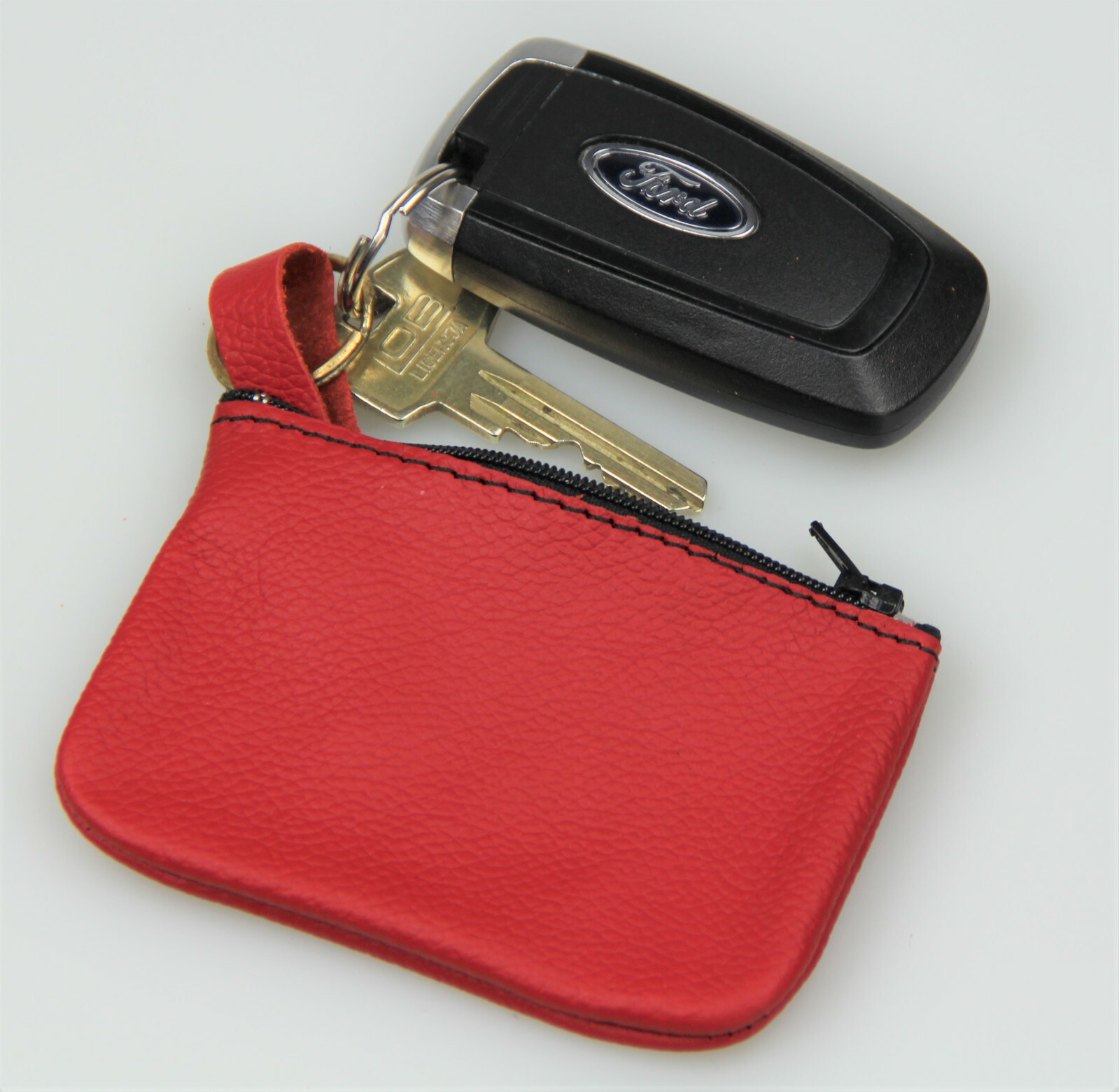 Evadollina Mini Geldbörse Leder - Zitrone Design Als Schlüsselanhänger & Coin Purse