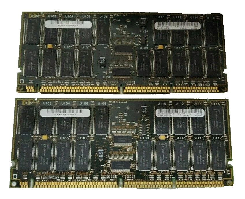 Ordenador HP RAM 256 MB capacidad por módulo