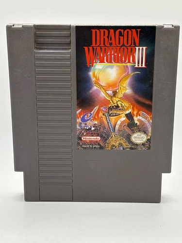 Dragon Warrior III 3 (Nintendo NES) Cart Only Authentic Tested & Works