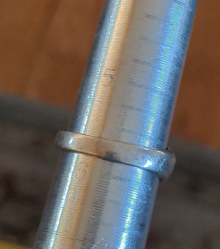 Vintage Sterling Silver 925 Marcasite Detailed Mouse Statement Ring Size 5.75 - Picture 9 of 9