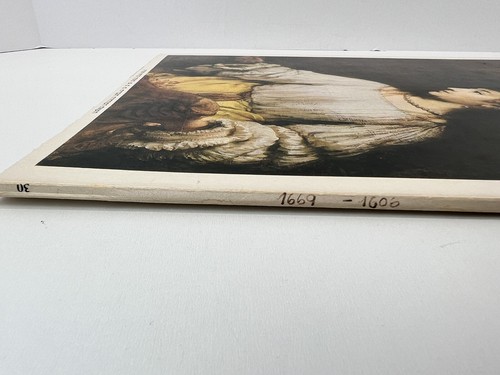 Vintage 1964 Great Paintings of Rembrandt Art Book 14x10.5 (16) Prints - HEBREW - Foto 5 di 13