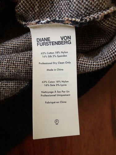 Maglione leopardato Diane Von Furstenberg Sydney XS misto cotone seta - Foto 6 di 6