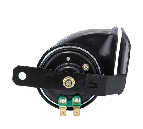 130dB Loud Motorcycle Truck Car Snail Air Horn 12V Waterproof-Black Body - Picture 6 of 7